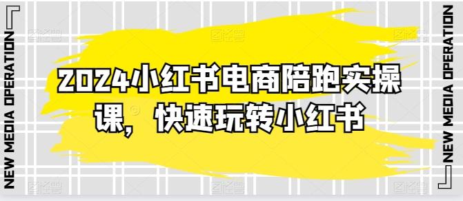 2024小红书电商陪跑实操课，快速玩转小红书，超过20节精细化课程-金腾科技