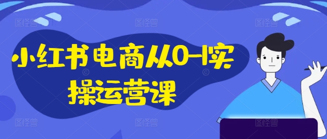 小红书电商从0-1实操运营课，小红书手机实操小红书/IP和私域课/小红书电商电脑实操板块等-金腾科技