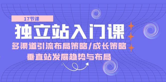 独立站 入门课：多渠道 引流布局策略/成长策略/垂直站发展趋势与布局-金腾科技