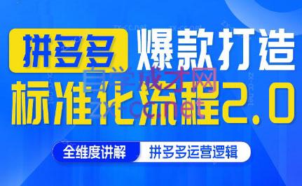 云杉老师·拼多多爆款打造标准化流程2.0-金腾科技