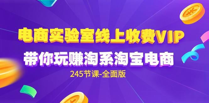 (9859期)电商-实验室 线上收费VIP，带你玩赚淘系淘宝电商(245节课-全面版)-金腾科技