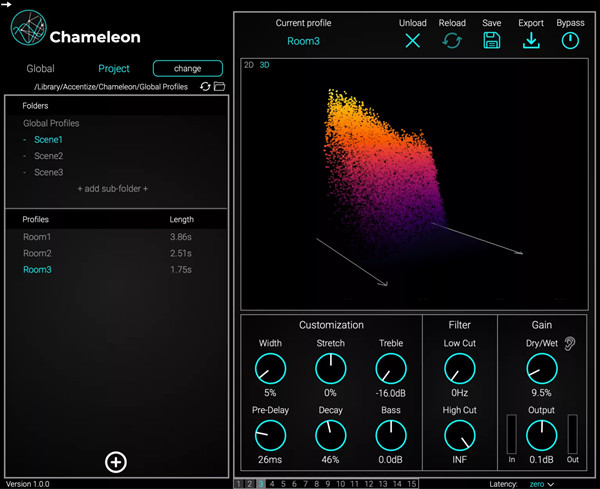 Accentize Chameleon(智能音频插件) v2.1.1 免费版-金腾科技