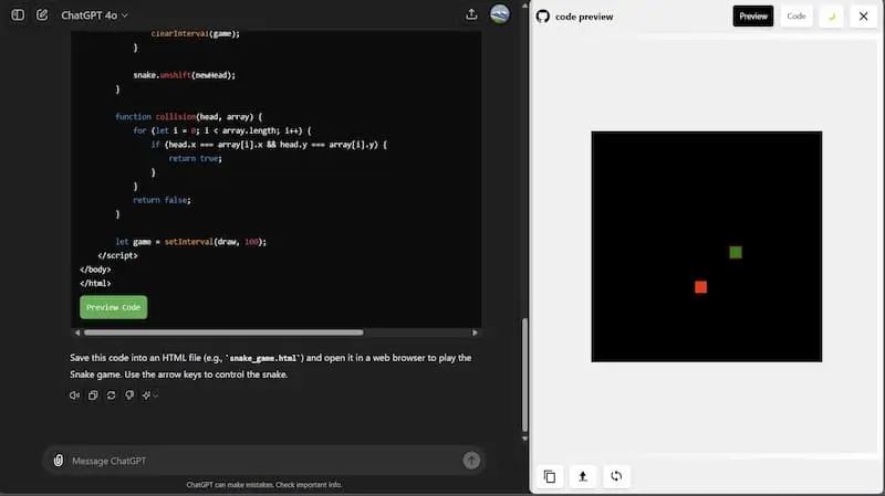 ChatGPT Code Preview｜AI编程预览工具-金腾科技