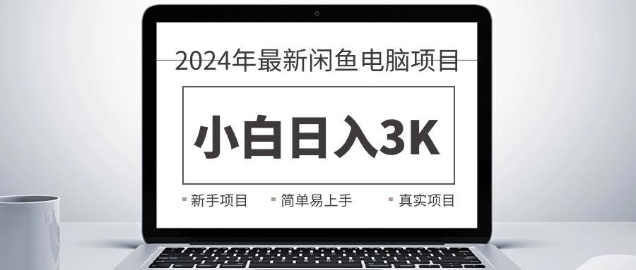 2024最新闲鱼卖电脑项目，新手小白日入3K+，最真实的项目教学-金腾科技