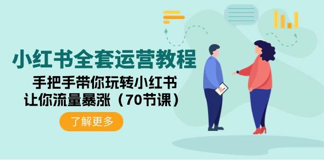 (9624期)小红书全套运营教程：手把手带你玩转小红书，让你流量暴涨(70节课)-金腾科技
