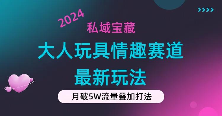私域宝藏：大人玩具情趣赛道合规新玩法，零投入，私域超高流量成单率高-金腾科技