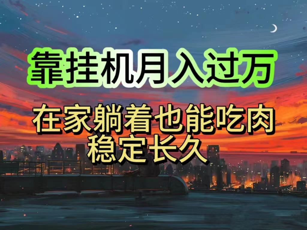 挂机项目日入1000+，躺着也能吃肉，适合宝爸宝妈学生党工作室，电脑手…-金腾科技