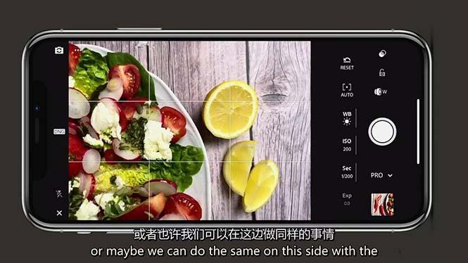 iPhone 美食摄影-掌握美食摄影造型-构图和编辑艺术-21节课-中英字幕-金腾科技