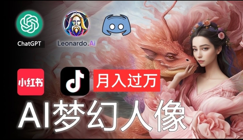 AI摄影梦幻人像：零基础也能月入过万的秘密【揭秘】-金腾科技