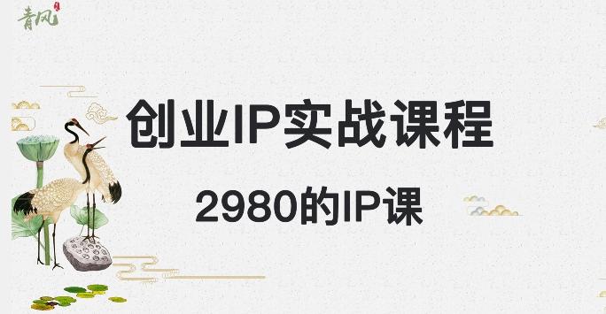外边卖2980的创业IP课程，做私域月入5w+-金腾科技